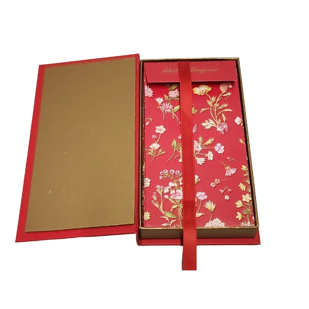Salvatore Ferragamo  Red Envelope Set‎ of 10